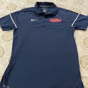 Men’s Nike S Dri-Fit Sport Shirt, Ole Miss Logo
